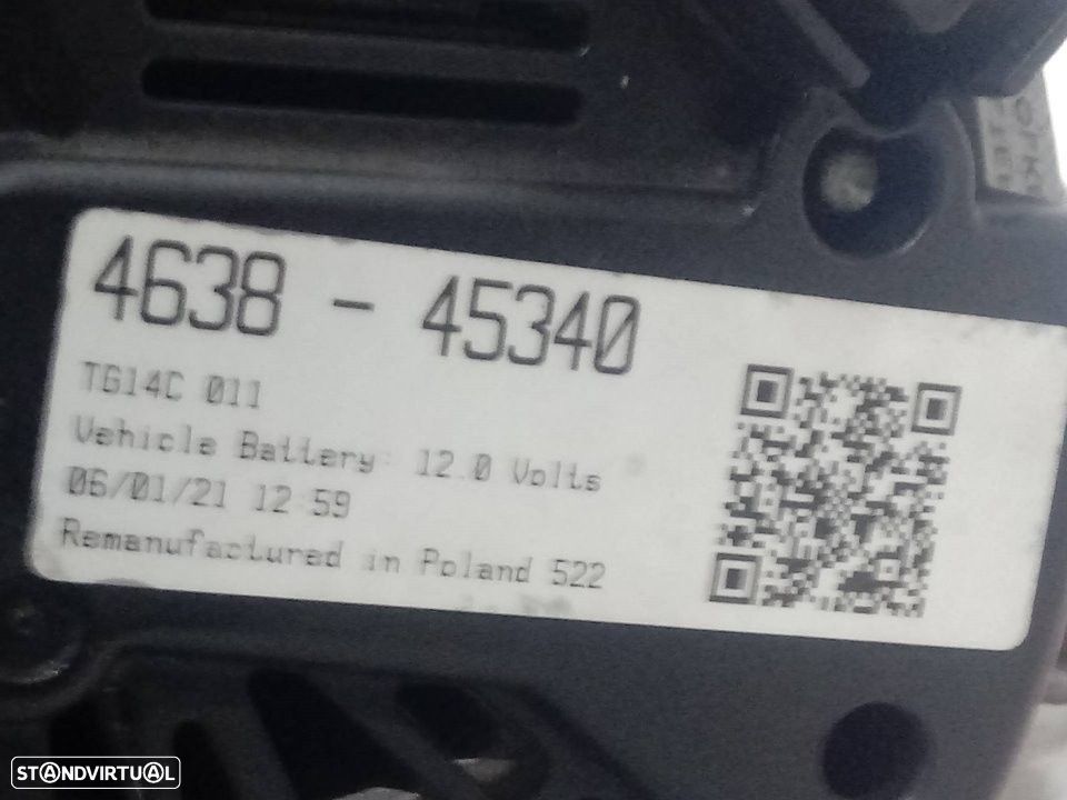 ALTERNADOR VOLKSWAGEN GOLF V 2004 -463945340 - 4