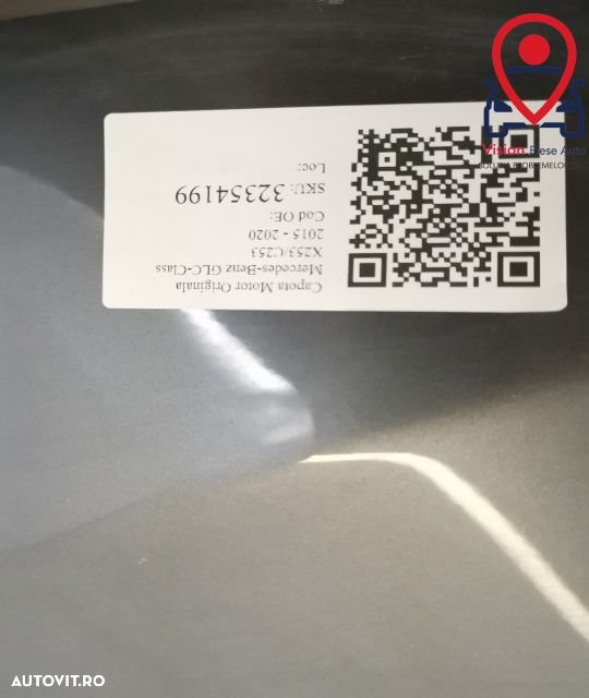 Capota Motor Originala Mercedes-Benz  GLC-Class  X253/C253 [2015 - 202 - 7