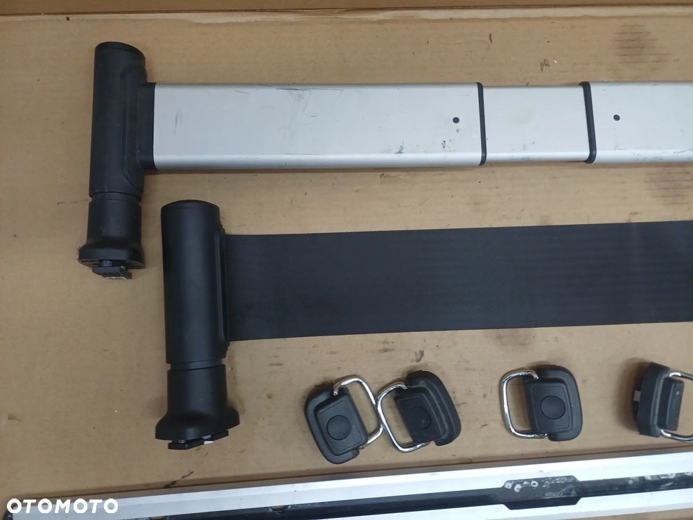 Zestaw mocowania bagażu przegroda bagaznika skoda Superb II kombi FIXIERSET 4F9860379 3T9863556A 4F9860204 - 5