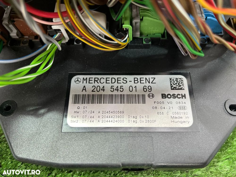 TABLOU PANOU SIGURANTE MERCEDES BENZ C-CLASS C320 W204 2008 COD OEM A2045450169 A2045450569 A2044423900 A2044424000 2007-2015 - 8