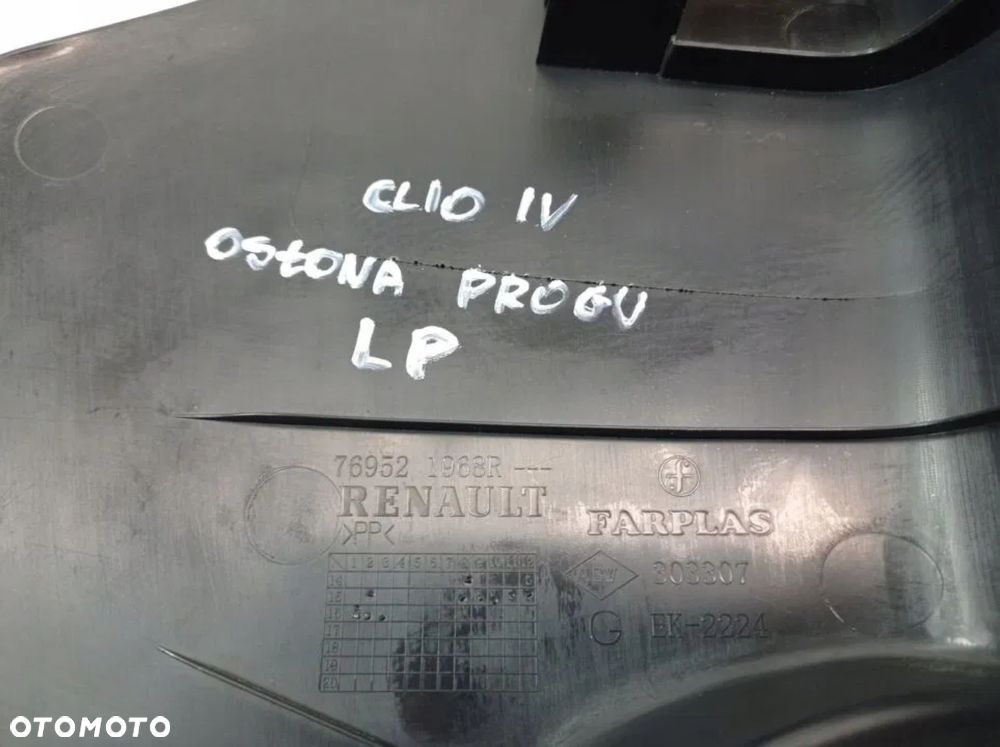 renault clio IV LIFT kombi OSŁONA PROGU prawy przód - 3