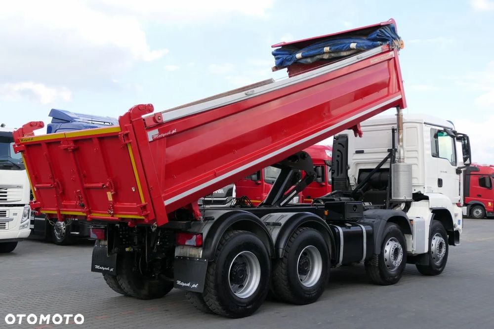MAN TGS 35.460 / 8X4 / WYWROTKA 2 STR / BORDMATIC / MEILLER KIPPER / AUTOMAT / EURO 6 - 5