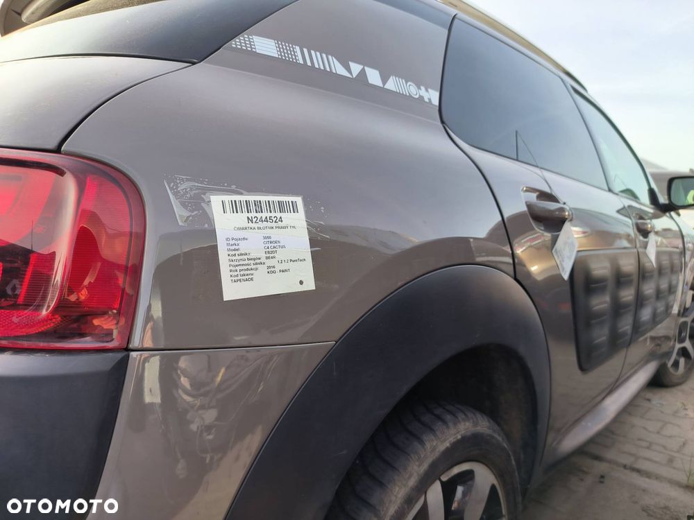 ĆWIARTKA BŁOTNIK PRAWY TYŁ CITROEN C4 CACTUS KDQB - 3