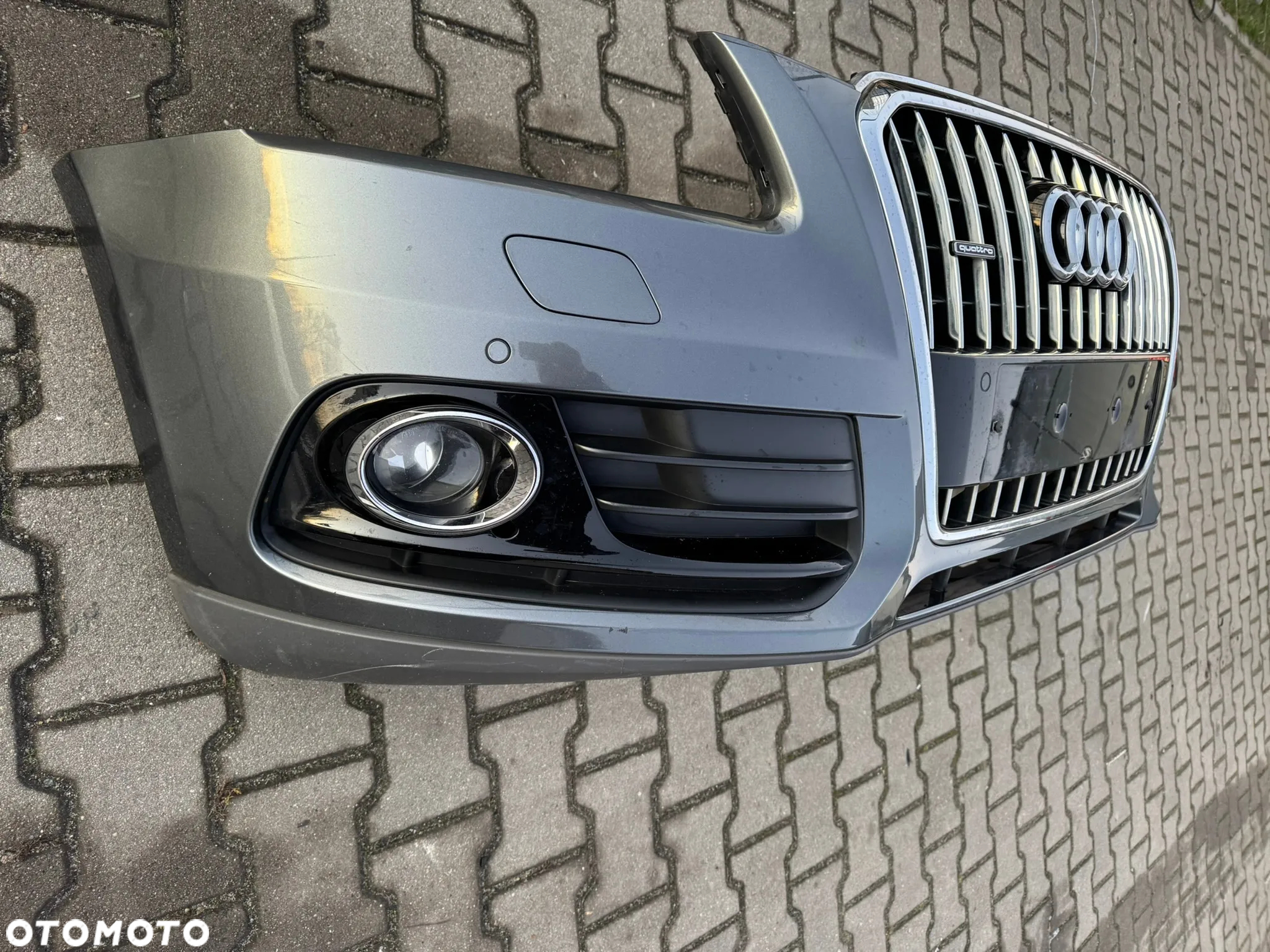 Audi Q5 8R Lift zderzak przód przedni zwykły LX7R - 4