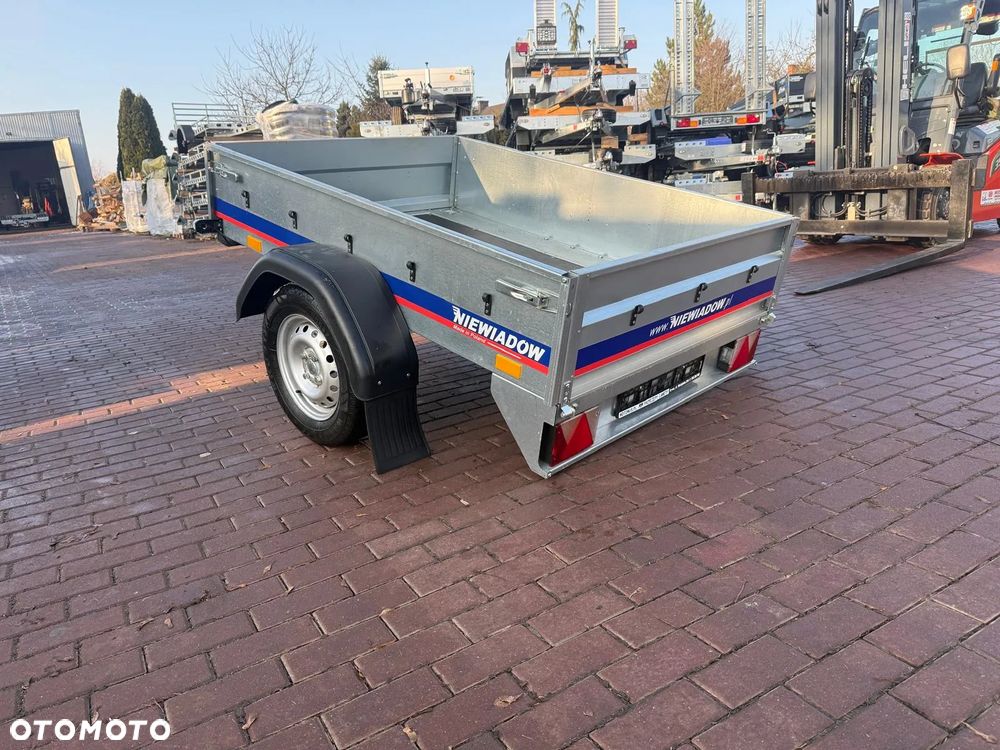 Niewiadów Przyczepa Niewiadów N417U 174x128x35cm 1 oś 750kg burty boczne 2mm Borowa MOTOMUS dostawa pod dom - 7