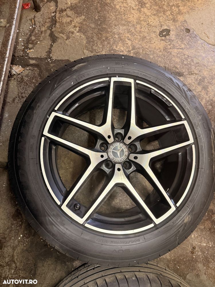 Set jante aliaj AMG pentru MERCEDES GLC , GLC Coupe X253, C253 an 2016-2022 cu cauciucuri vara DUNLOP - 6