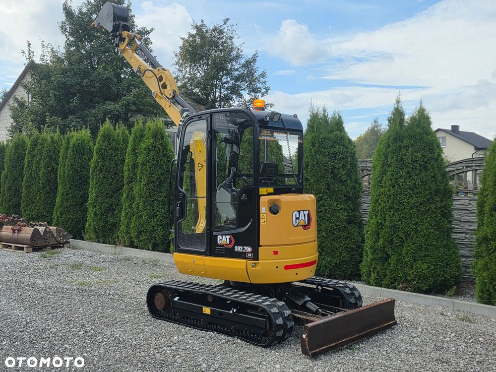 Caterpillar Cena Netto 99 999zł CAT 302.7 CR mini koparka szybkozłącze 3 łyżki piękna serwisowana 1 wł JCB sprowadzona w oryginale - 28