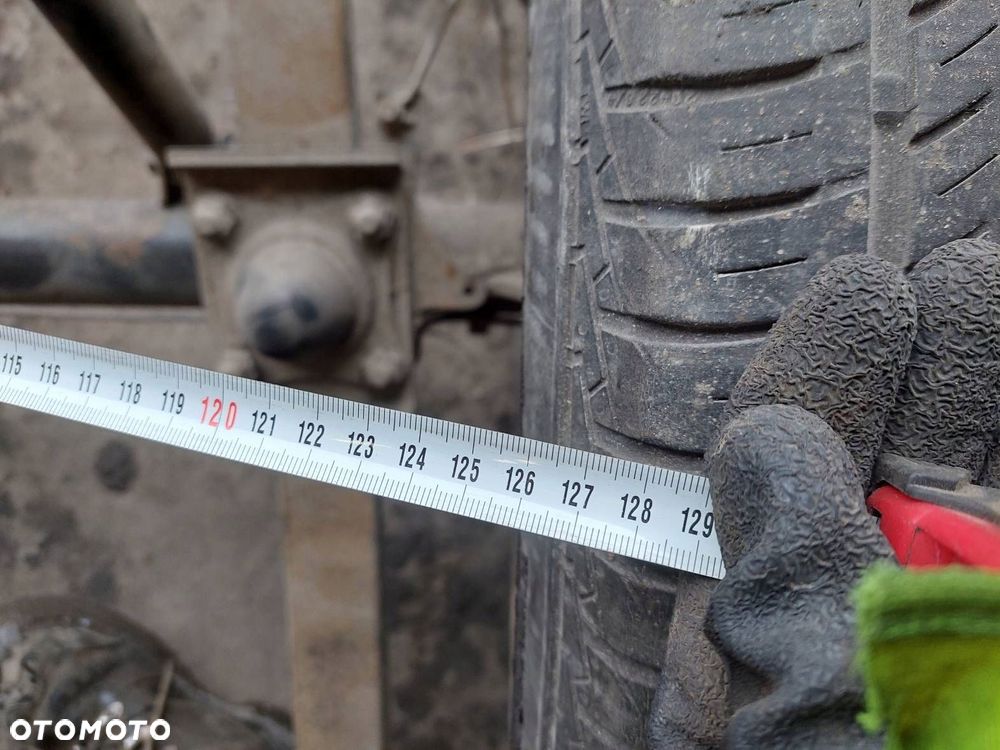 OŚ BELKA ZAWIESZENIA TYŁ + RESORY + KOŁA NA PRZYCZEPKĘ SEAT INCA I - 4