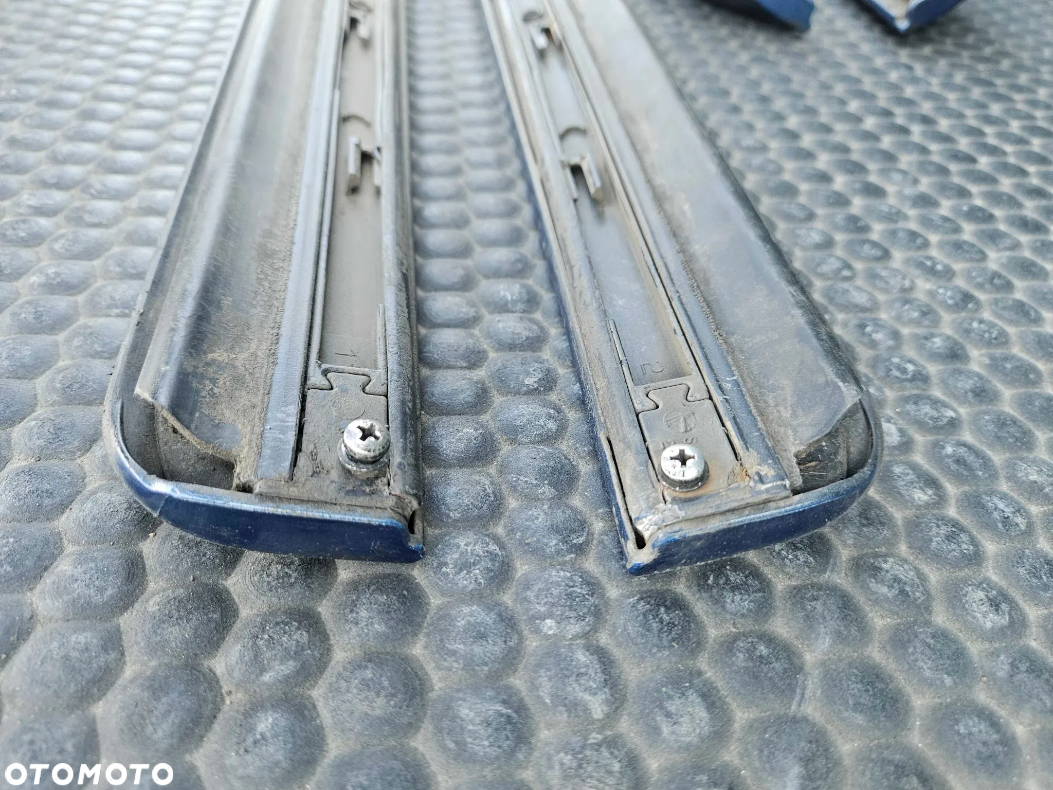 Listwa Listwy Drzwi S-Line Dolne Niebieskie Komplet Audi A4 B6 B7 Oryginalne - 24