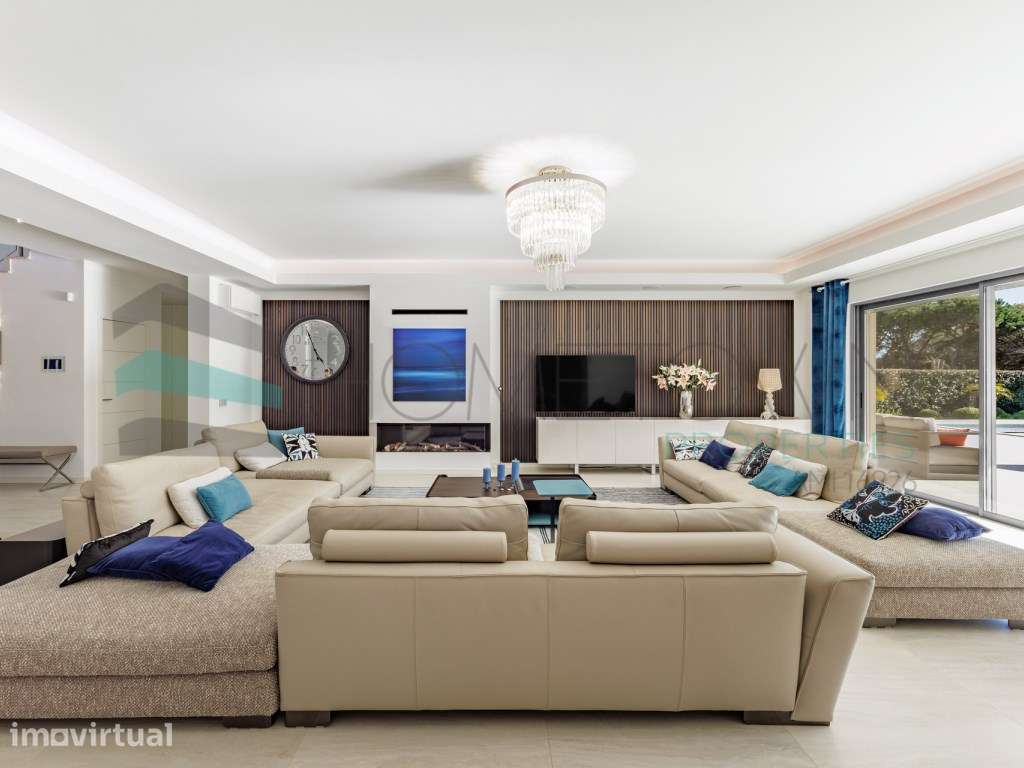 Moradia com piscina e vista para o golfe, num complexo prestigiado ... - Grande imagem: 4/60