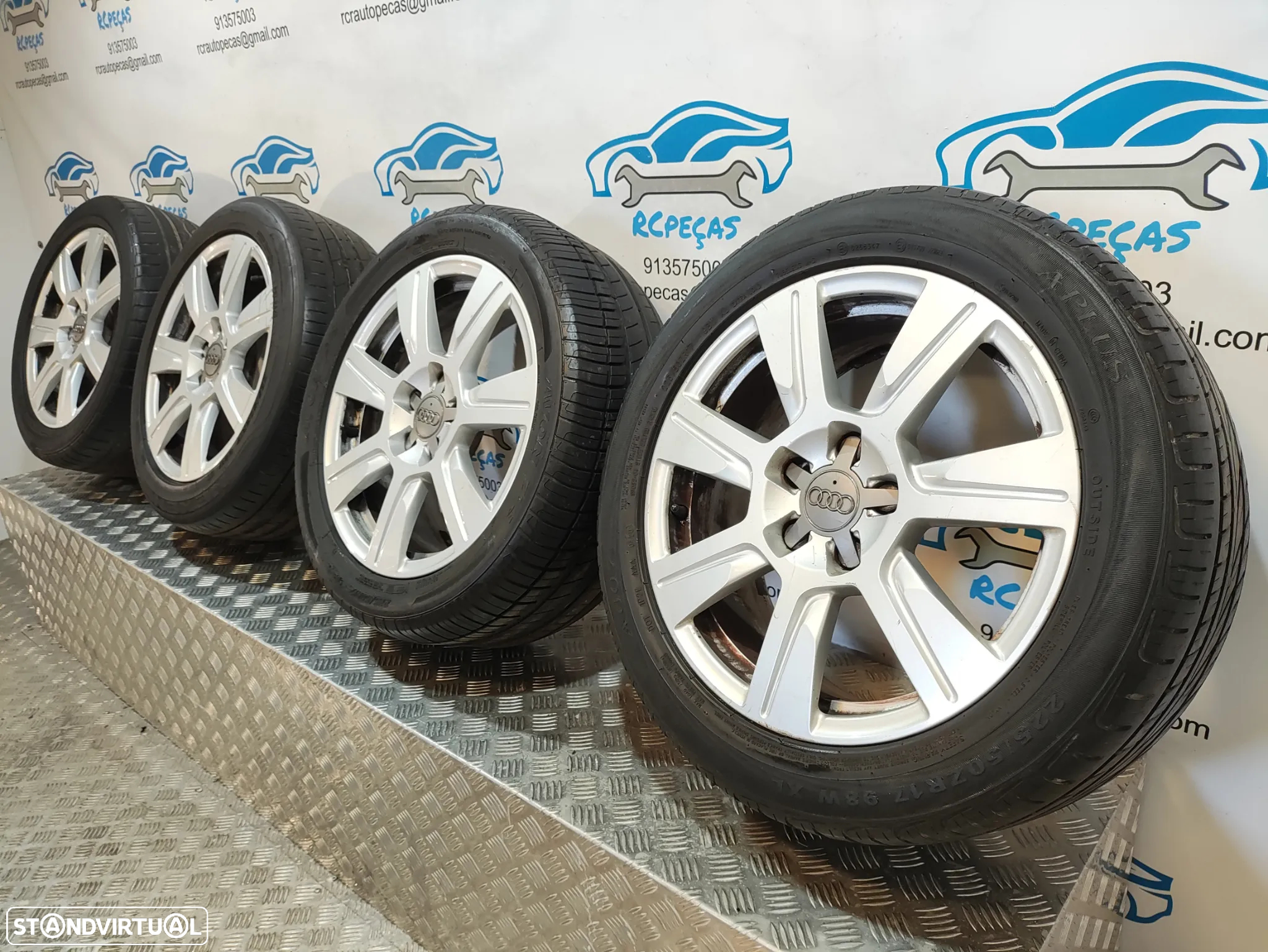 JANTES ORIGINAIS 17 AUDI 7,5J ET45 5X112 A6 C6 S6 A3 A4 B8 A8 TT - 3
