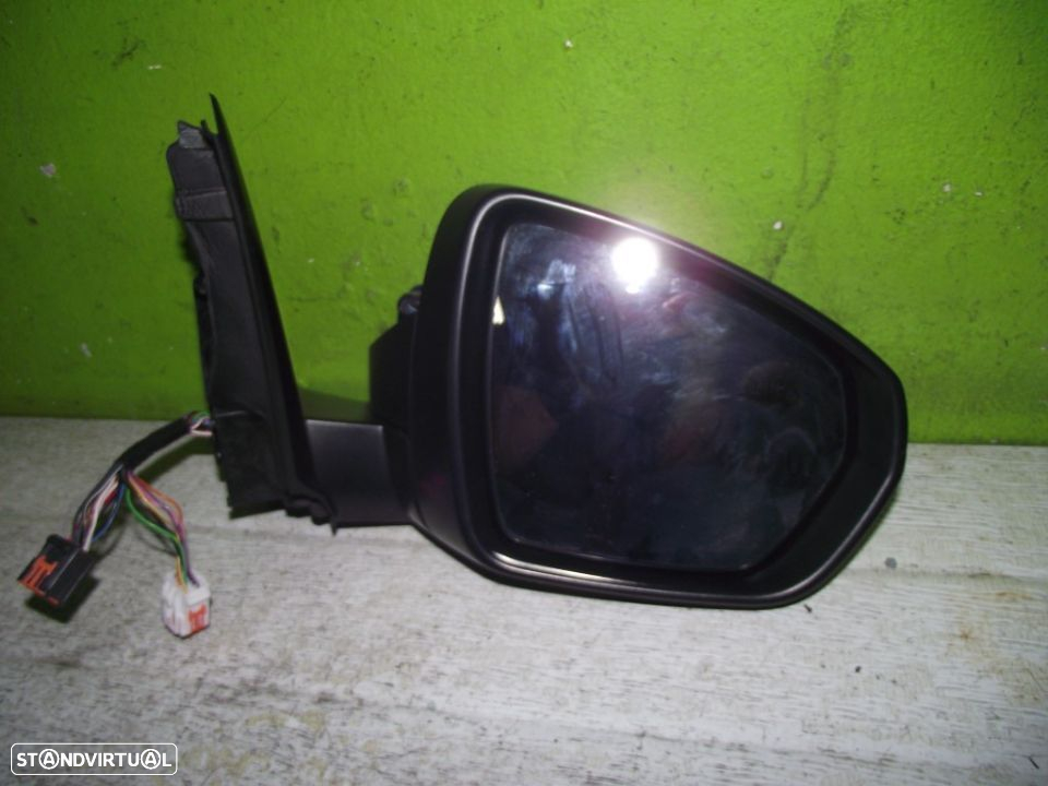 Espelho Rebatível Elétrico Direito Peugeot 3008 / Peugeot 5008 - 2016 - E654 - 2