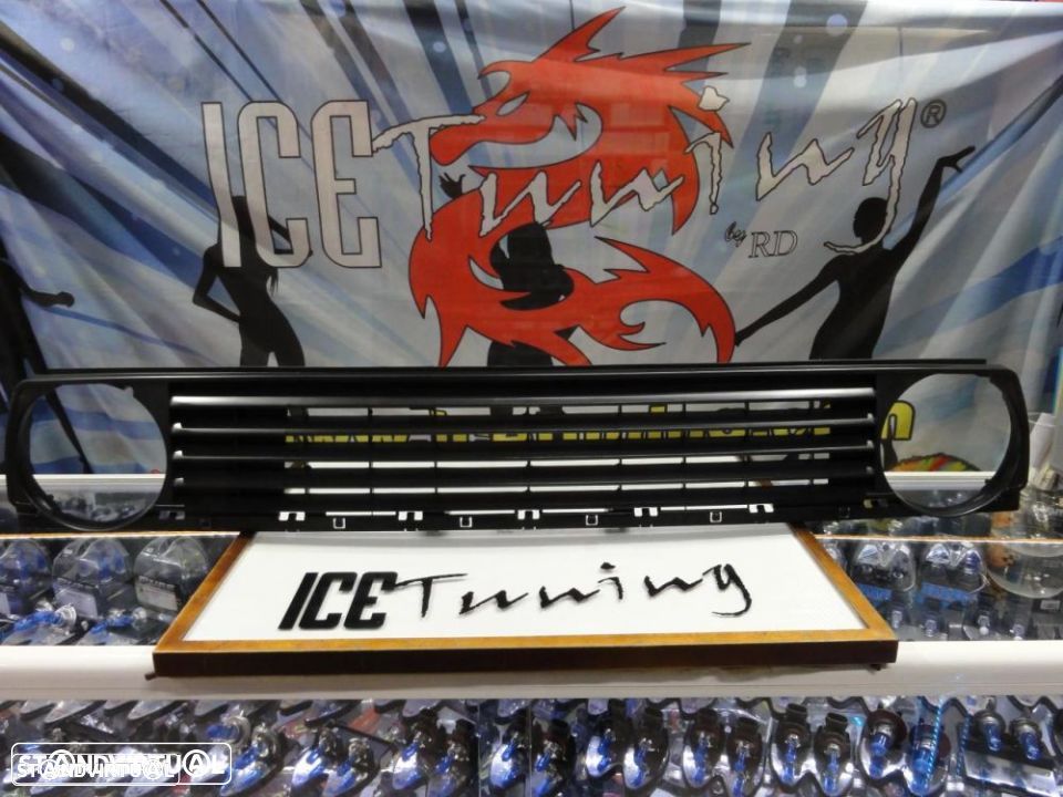 Grelha frontal VW Golf 2 / II sem símbolo em plástico ABS C/ 2anos de Garantia - 1