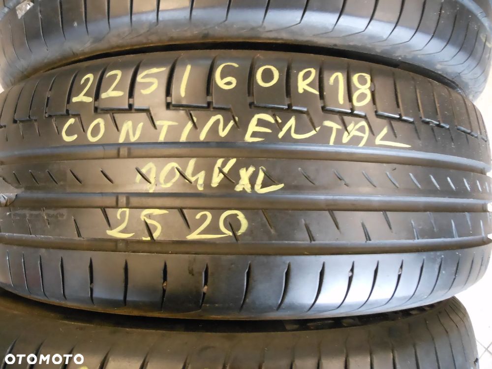 Opony 225/60r18 continental premium contact 6 6mm lato komplet - 3