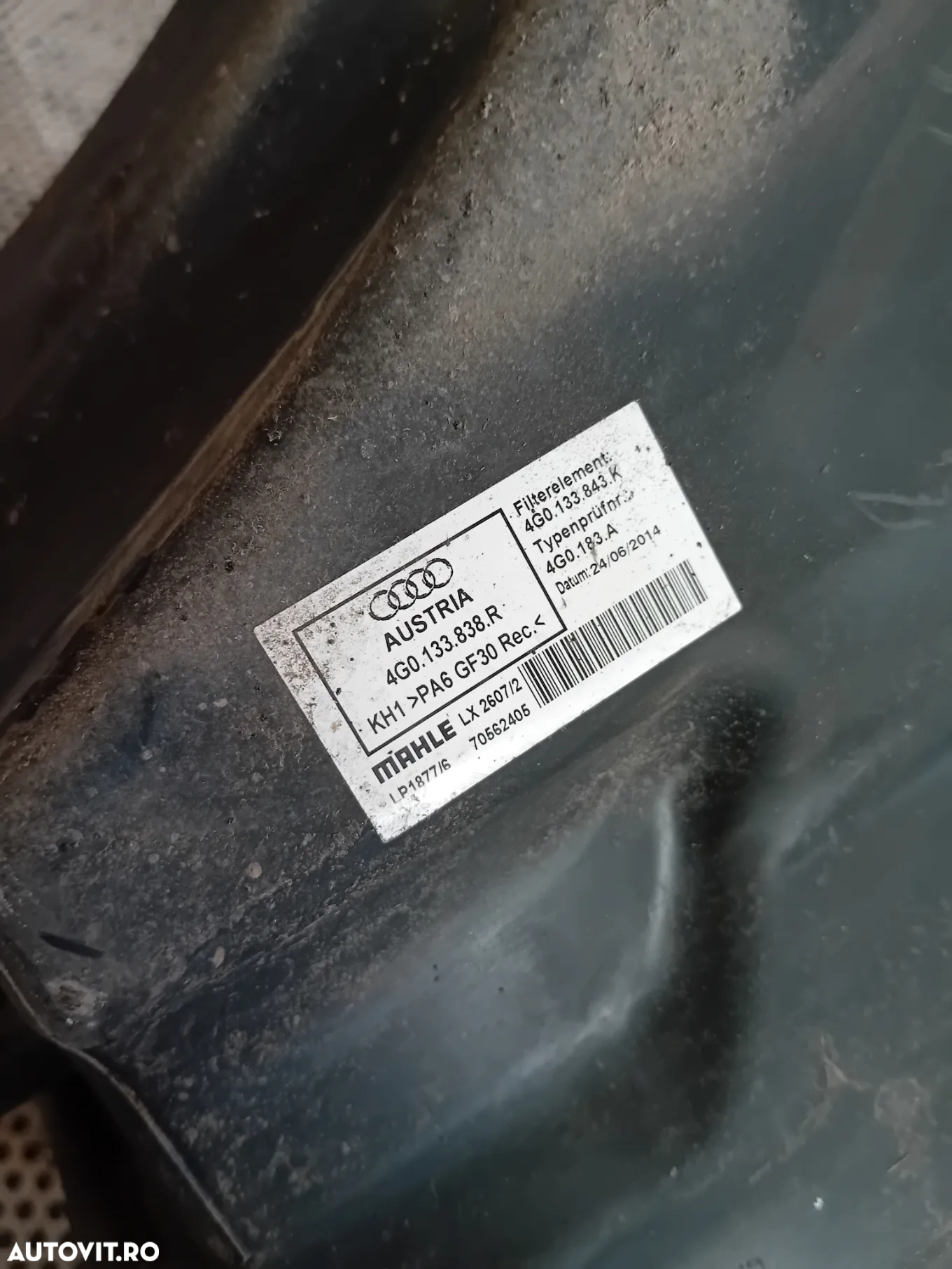 Debitmetru Aer Audi A6 4G C7 A5 A4 B8 Q3 Q5 2.0 Tdi Motor CVNH Cod 03L906461A Cutie NYU - 4