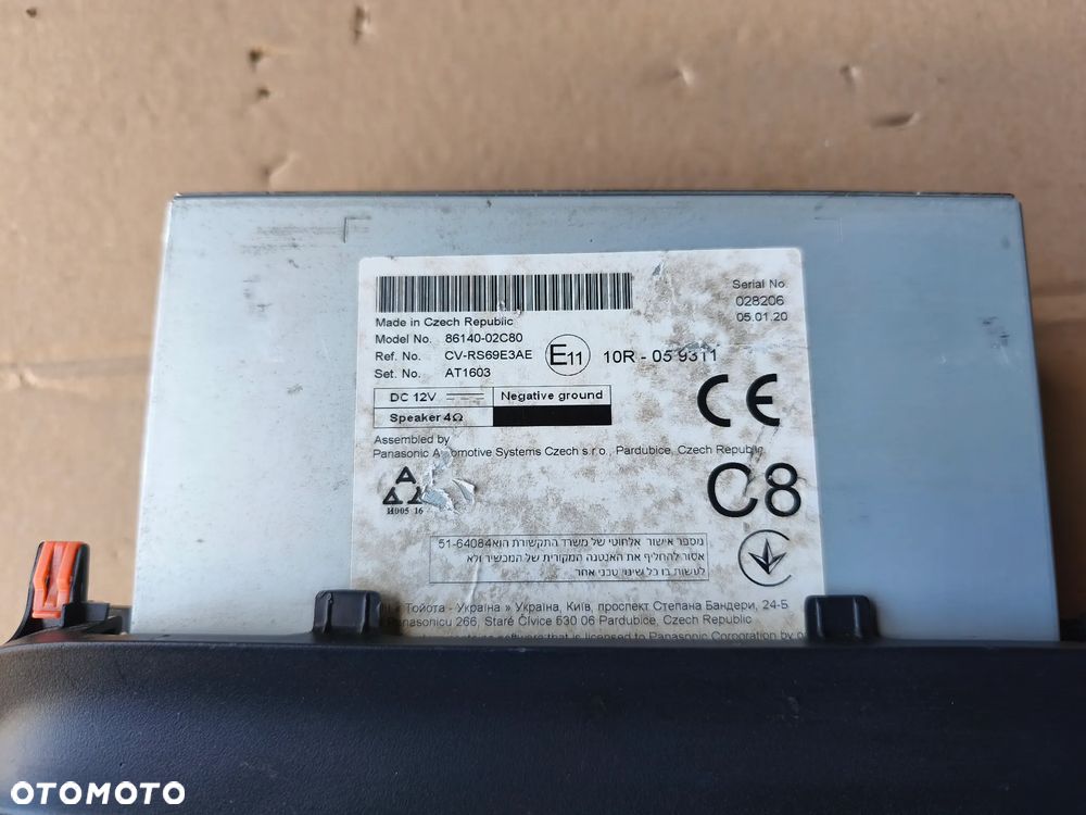RADIO NAWIGACJA 86140-02C80 TOYOTA COROLLA  XII E21 - 4