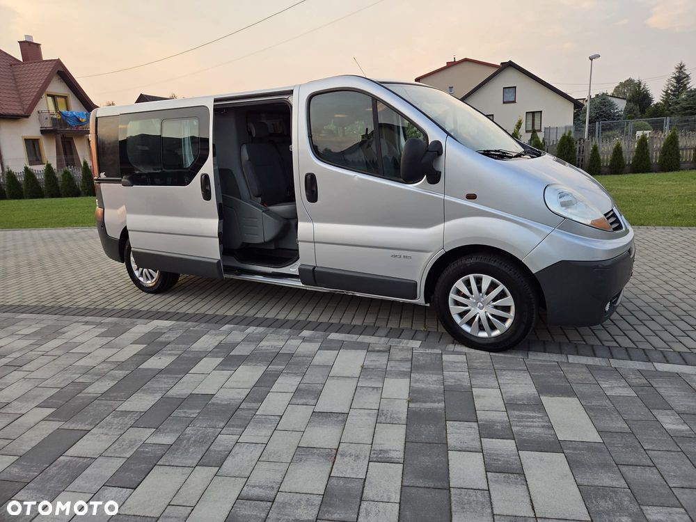Renault TRAFIC LONG KLIMA TEMPOMAT ORYGINAŁ DUBEL KABINA FULL OPCJA DOPOSAŻONY - 3