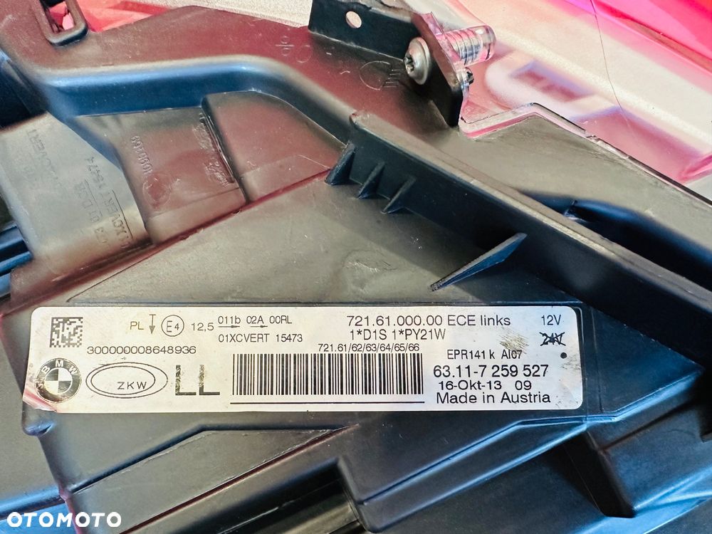 LAMPA LEWA BMW F30 F31 DYNAMIC BI XENON SKRĘTNA BDB EUROPA - 4