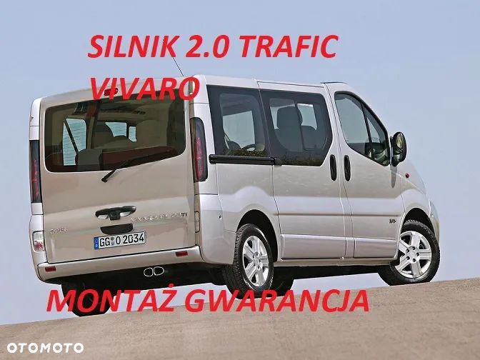 Silnik Trafic Vivaro 2.0 M9R 780 782  EURO4 OPCJA MONTAŻU