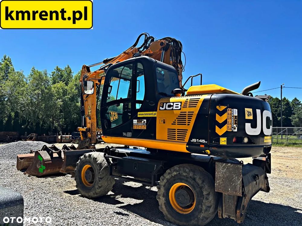 JCB JS 145 WTT4 I KOPARKA KOŁOWA 2016R. | S 130 160 313 315 CAT KOMATSU PW 140 - 17