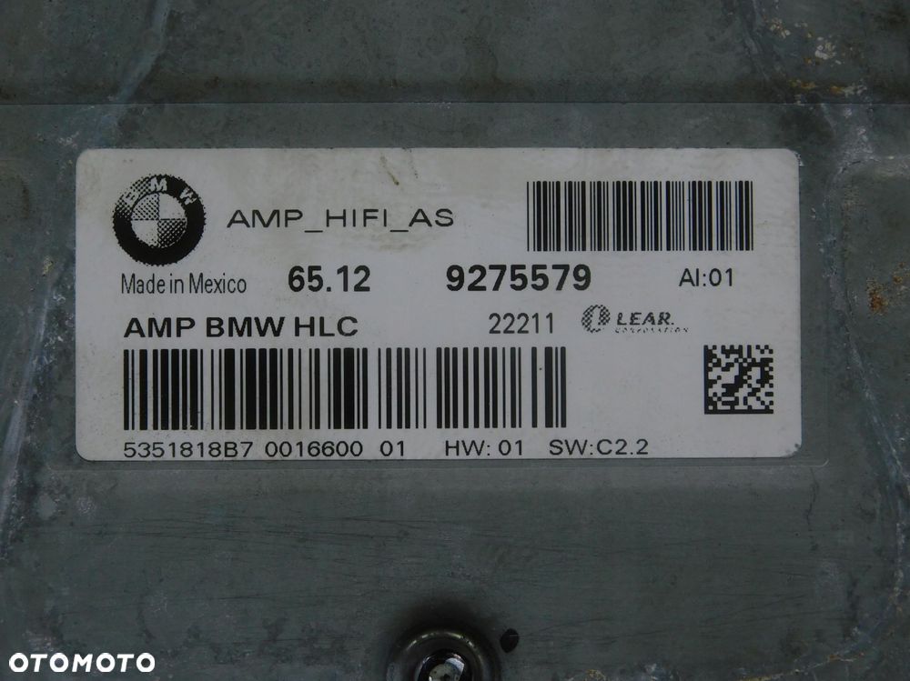 9275579 Wzmacniacz Amp Hifi Bmw E70 X5 - 3