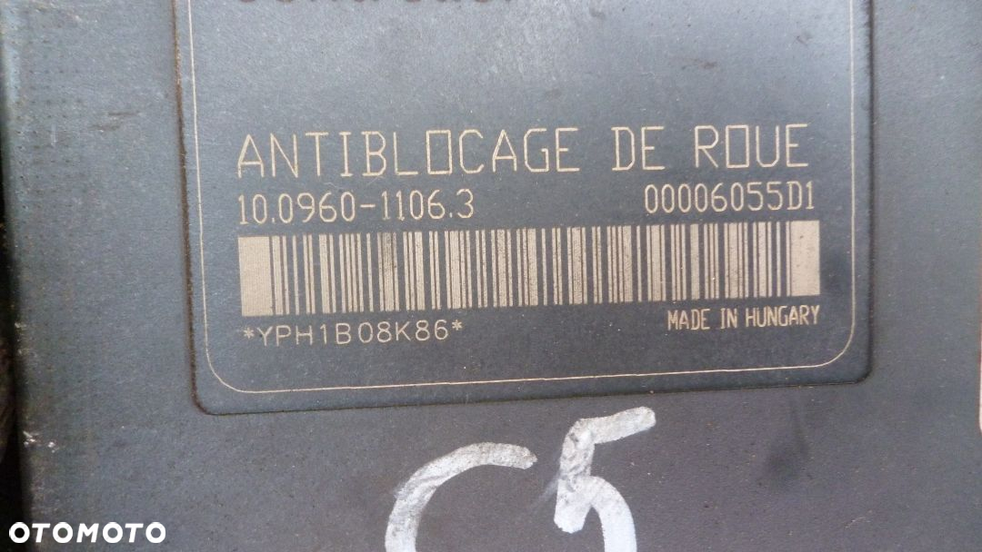 citroen c5 I sterownik abs pompa - 5