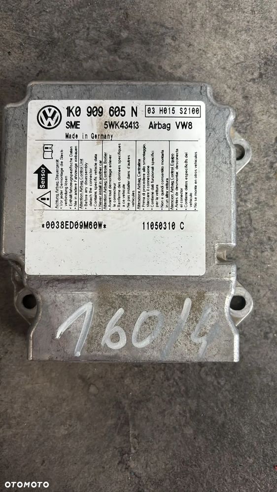moduł  AIRBAG golf 5 plus 1KO909605N    160/4