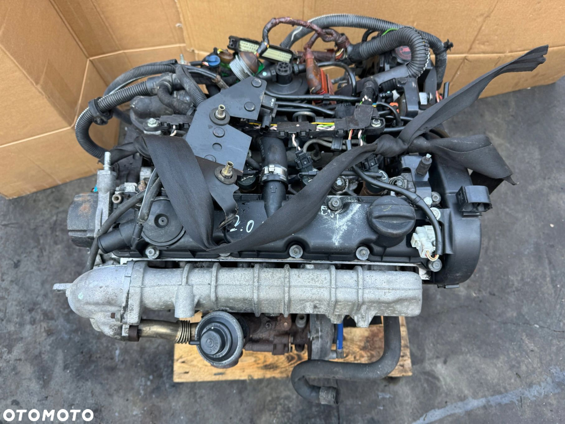 SILNIK KOMPLETNY 2.0 HDI RHY PEUGEOT 206 PARTNER 406 CITROEN BERLINGO C5 - 6