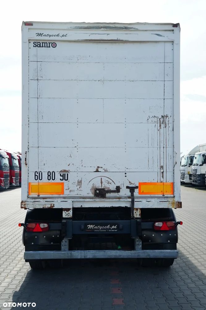 Samro / ZESTAW / NACZEPA / KONTENER / PRZEJAZDOWY / B-TRAIN / 7,3 + 7,3m / MOCNA PODŁOGA - 11