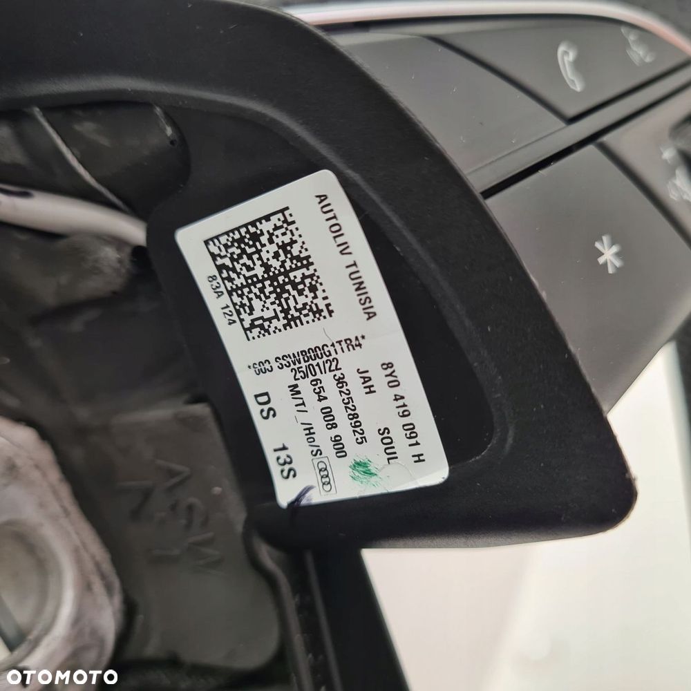 audi a3 s3 8y q3 83a sline kierownica skóra koło - 3