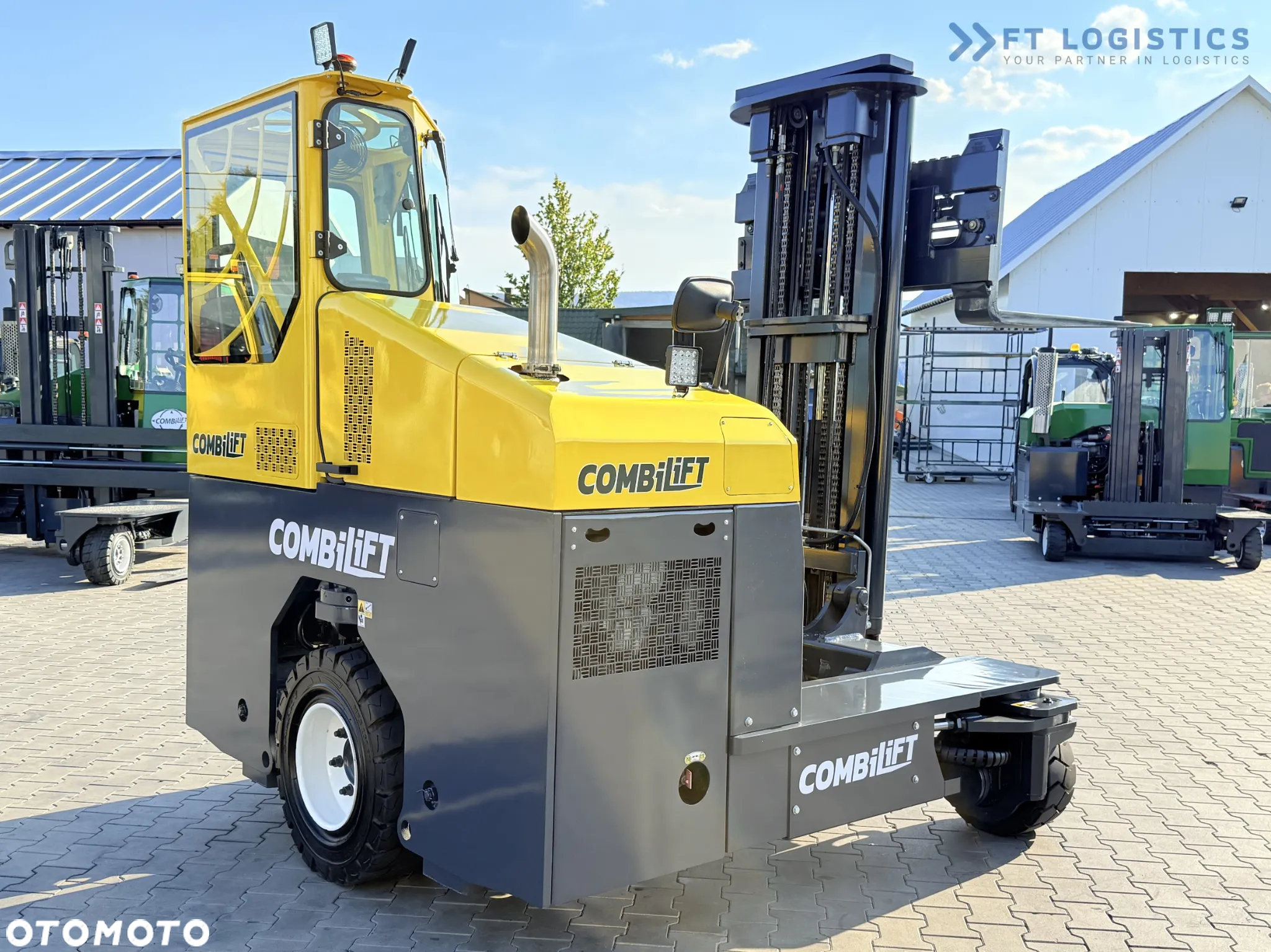 Combilift C5000 / DIESEL / TRIPLEX 6000MM / WOLNY SKOK / POZYCJONER WIDEŁ / WBUDOWANA WAGA / OGRZEWANIE / PEŁNA KABINA / STAN IDEALNY / zeroka oferta wózków czterokierunkowych i bocznych, dopasowanych do różnorodnych potrzeb i zastosowań - 23