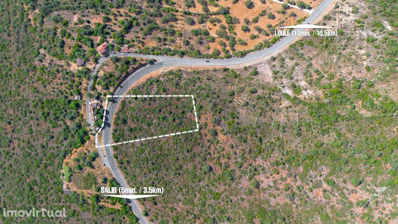 Terreno Rústico com 2.400 m2 e Vista Serra – Alto Fica, Loulé - Grande imagem: 2/18