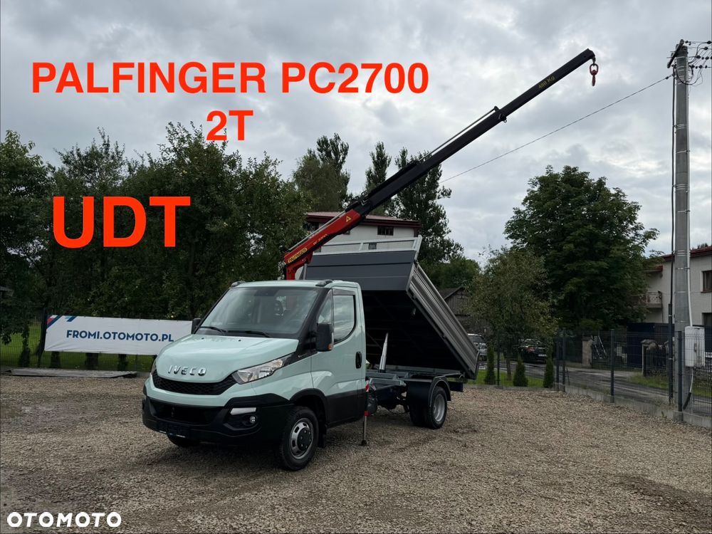 Iveco Daily 35c15 HDS 2t PALFINGER PC2700 wywrotka Igła - 2