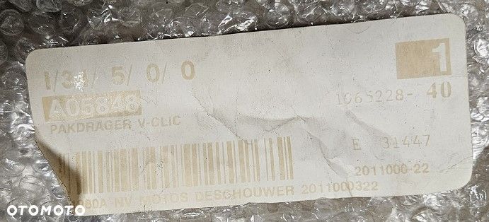 Oryginalny bagażnik stelaż pod Kufer centralny Peugeot V-Clic  A05848 - 7