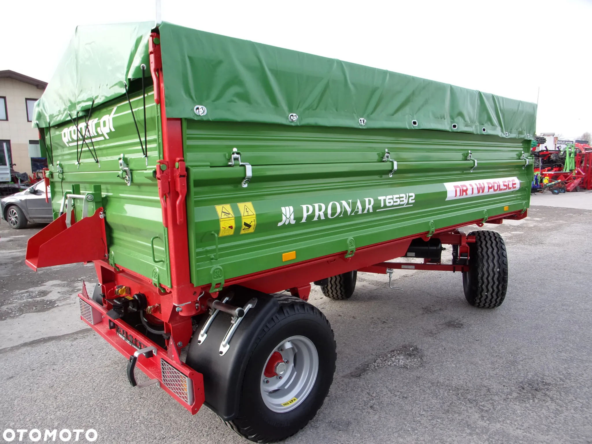 Pronar Przyczepa dwuosiowa 653/2   6-ton wywrotka trzystronna - 12