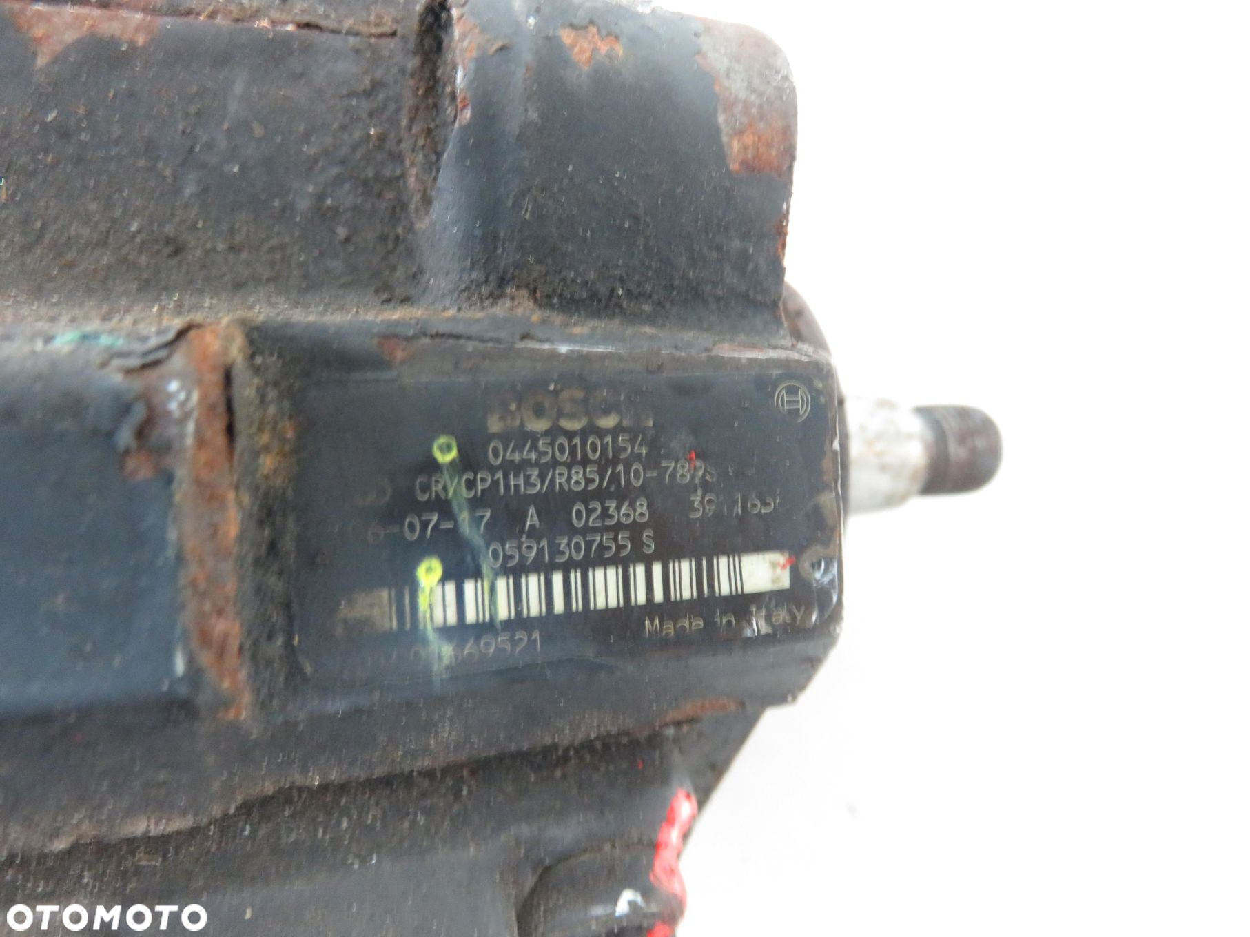 POMPA WTRYSKOWA AUDI A6 C6 3.0 TDI 0445010154 059130755S - 2
