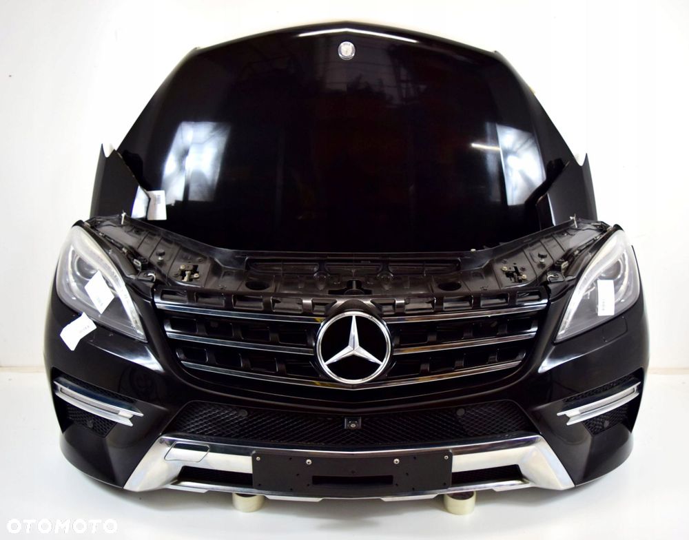 MERCEDES ML W166 AMG PRZÓD MASKA LAMPY ZDERZAK PAS - 1