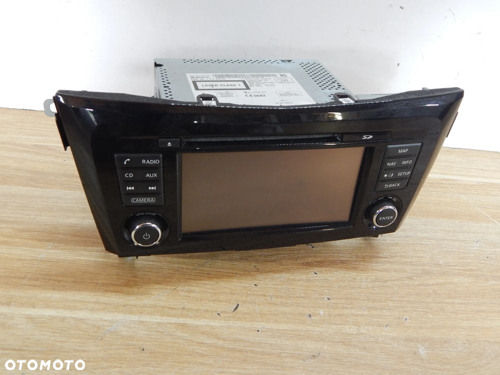 Radio fabryczne CD nawigacja mapa Nissan QASHQAI J11 x-trail 13-21  Łuków części - 1