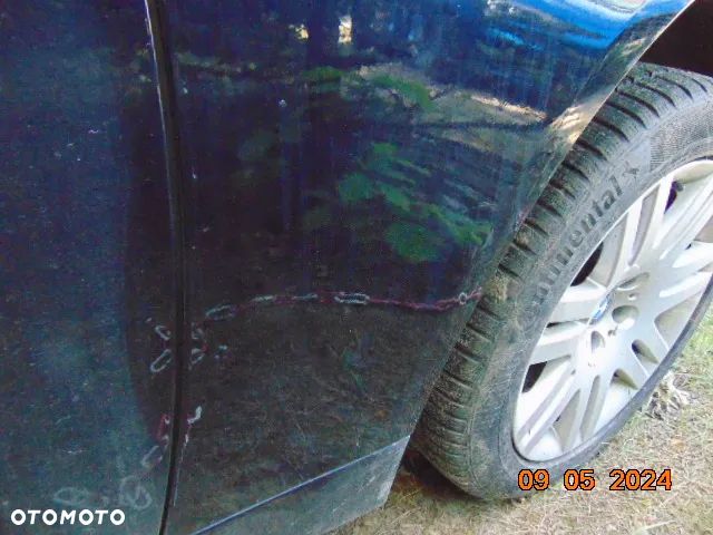 BMW 7 E65 przed LIFT prawa strona BŁOTNIK PRAWY w kolor 317 orientblau metallic - 5