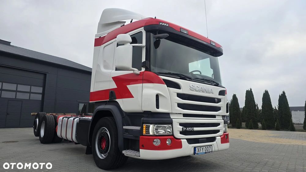 Scania P450 Euro 6 6x2 do zabudowy full air super stan mleko beczka laweta - 3