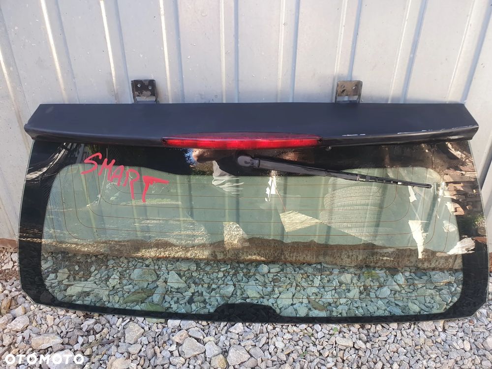 SZYBA KLAPY TYŁ SMART 450 + SPOILER MECHANIZM WYCIERACZKI KOMPLET - 1