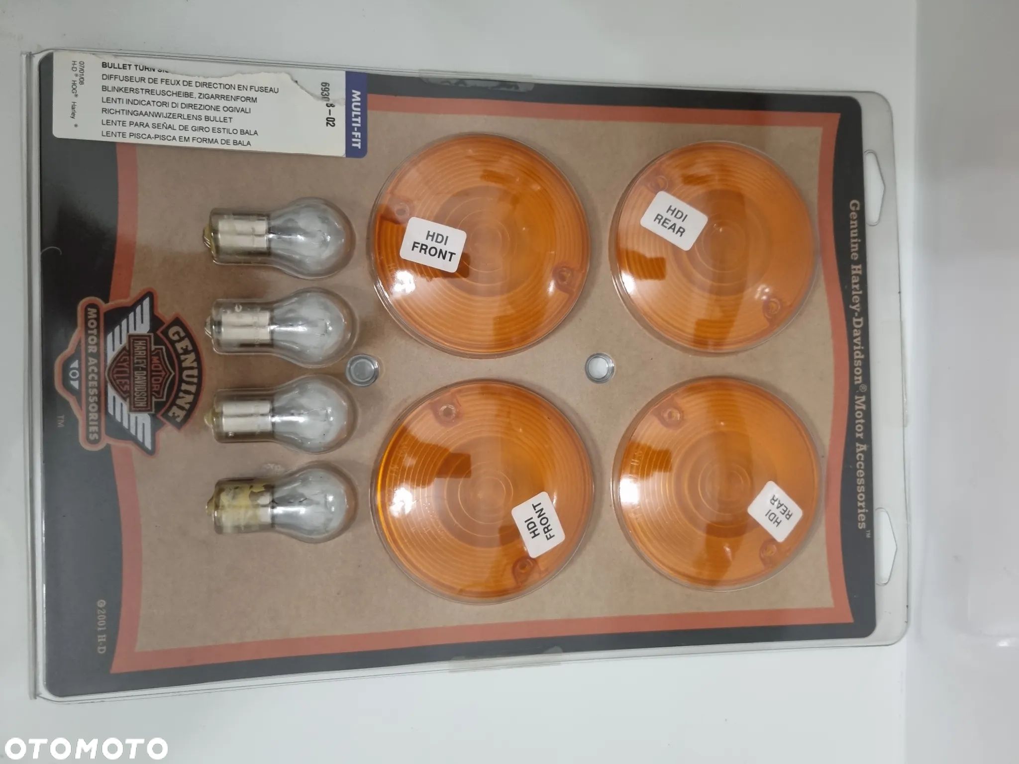 Harley Davidson Szkła szkło Kierunkowskaz Kierunkowskazy 69308-02 - 1