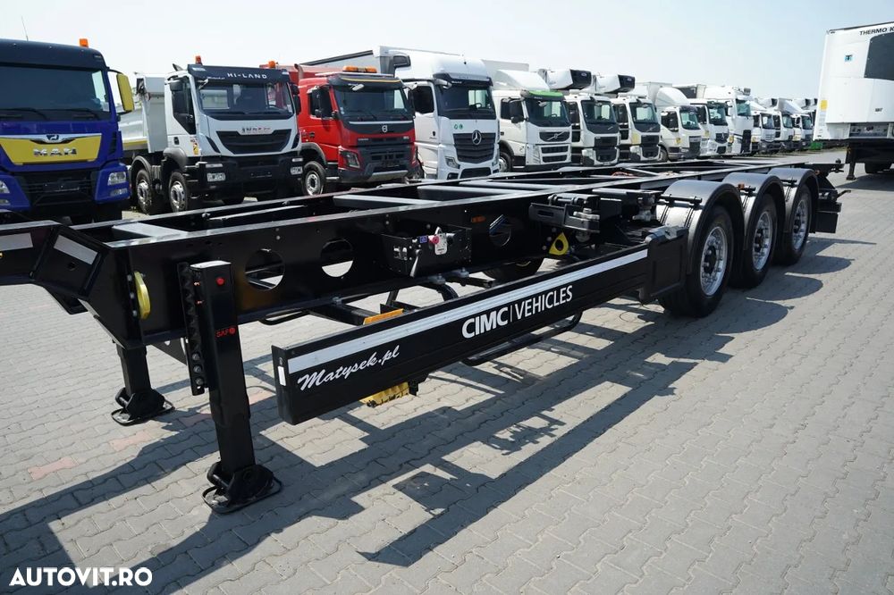 Kögel SX03 / SEMIREMORCĂ CONTAINER / UNIVERSAL / PARTE FAȚĂ EXTENSIBILĂ / PENTRU TOATE CONTAINERELE - 6