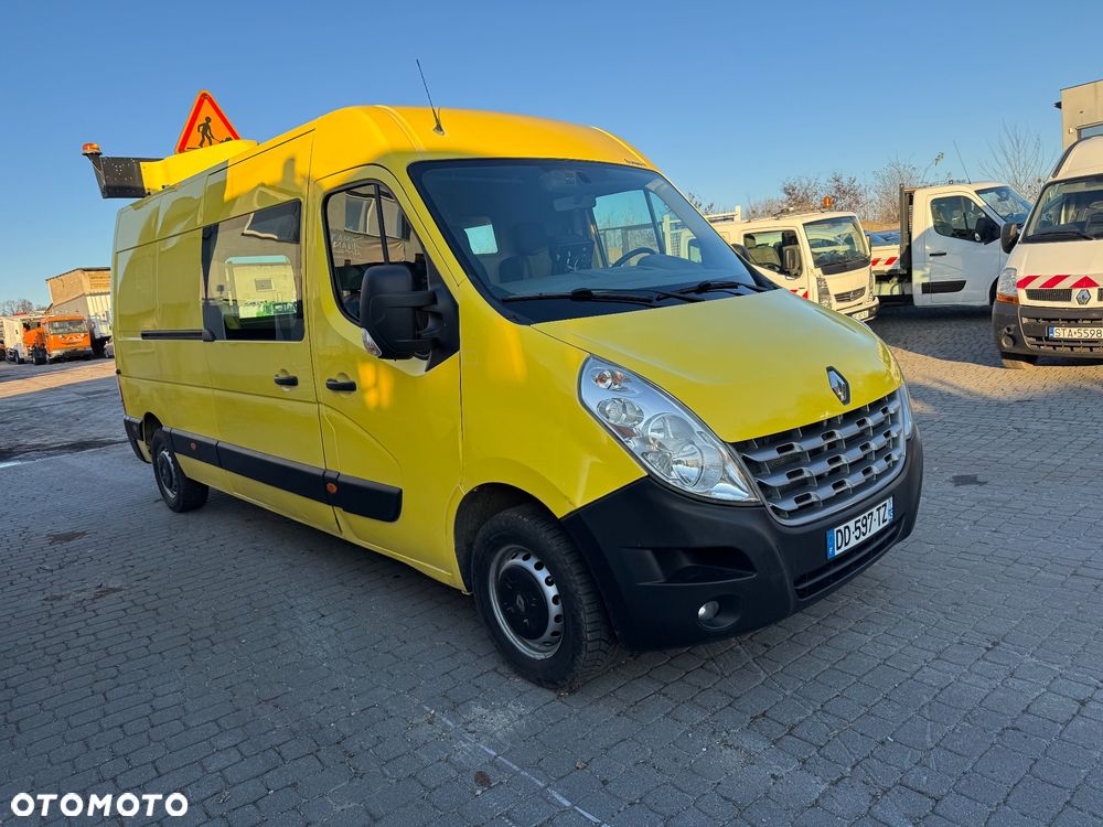 Renault Master 2xDrzwi Przesuwne 2014r. L3H2 Maxi Klima I wł. Tablica LED Roboty Drogowe Koguty - 4