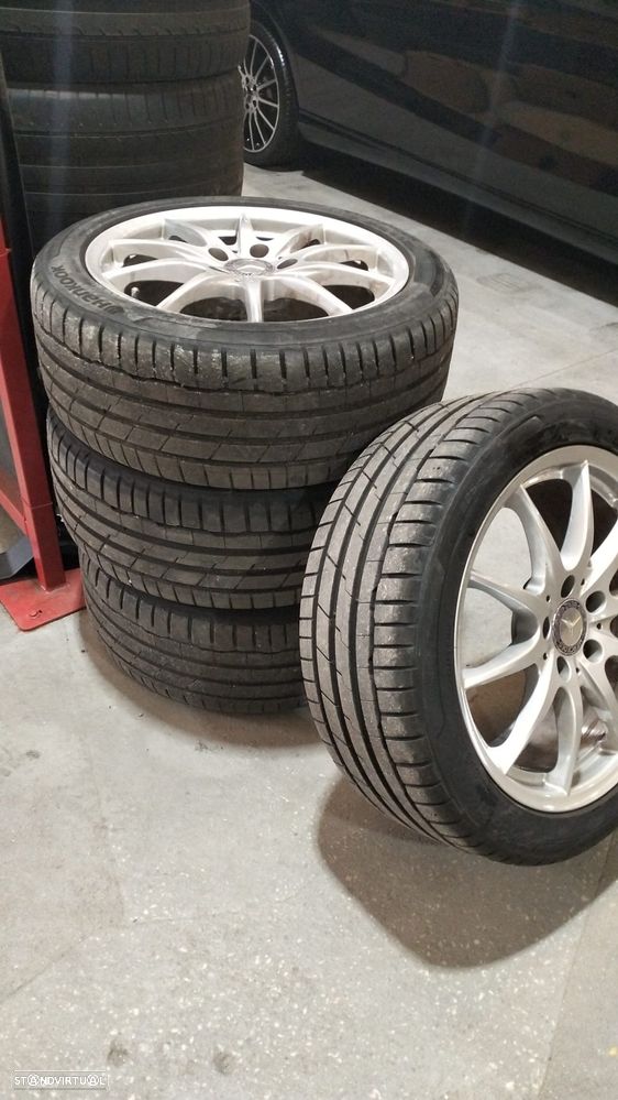 Jogo de Jantes Originais Mercedes 17" com pneus Hankook - 2