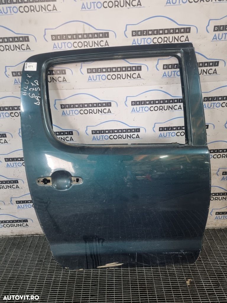 Usa Dreapta Spate Toyota Hilux 2010 - 2015 SUV 4 Usi VERDE (671) - 1