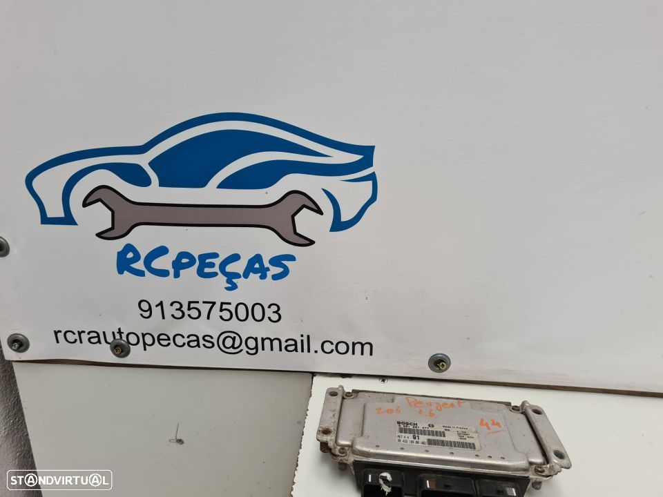 PEUGEOT 206 1.6 16V | CENTRALINA - BOSCH | Ref: 96 432 189 80 - 0 261 207 477; - 1