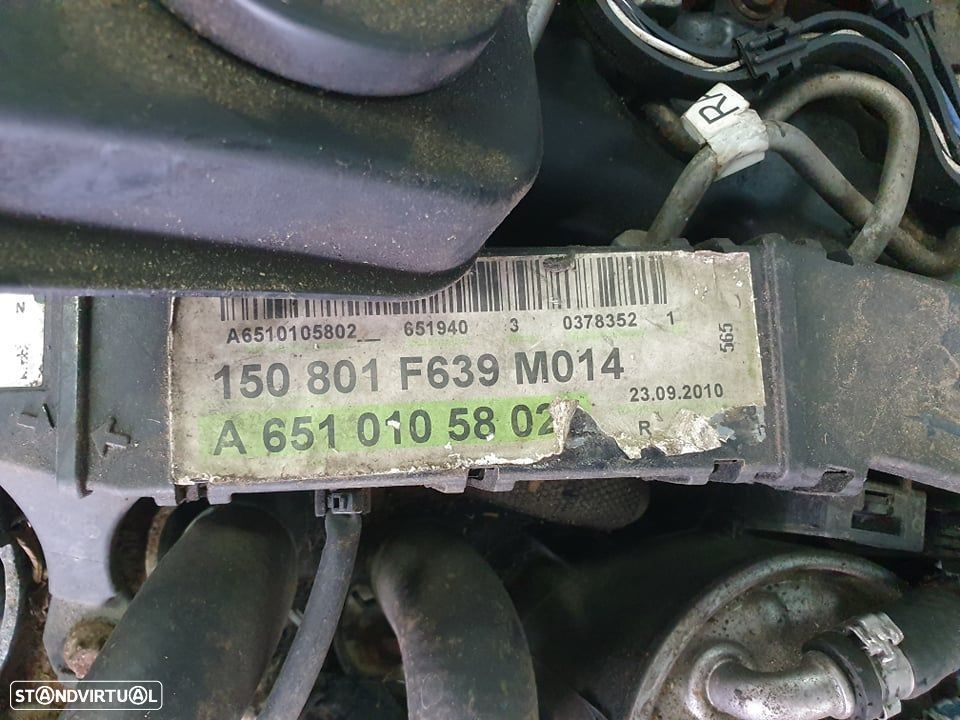 Motor Mercedes Vito 2.1 cdi de 2011, ref 651 940 - 5