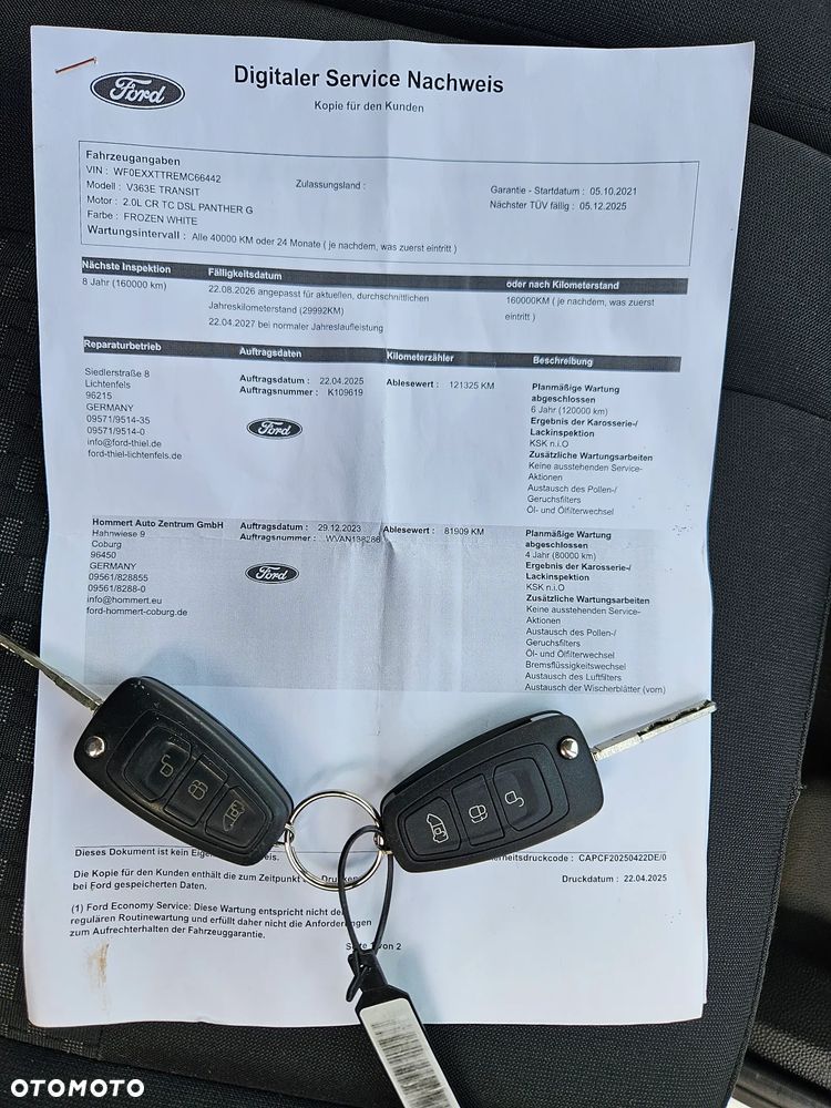 Ford Transit L2 Stan Wzorowy Klima Kamera Tempomat Hak - 14