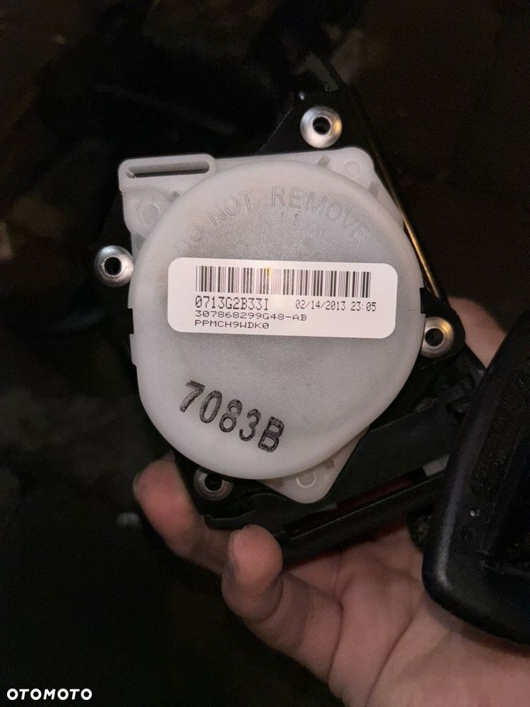 PAS BEZPIECZEŃSTWA FOTELA TYŁ TYLNY Audi A6 C7 4G8 857 805 D - 2